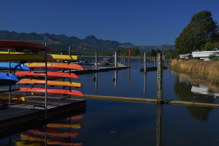 the town of Wheeler and its small harbor